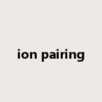 ion pairing是什么意思