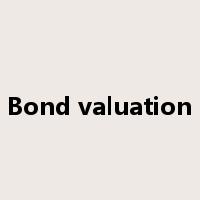 Bond valuation是什么意思