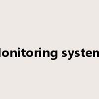 Monitoring systems是什么意思