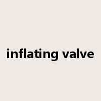inflating valve是什么意思