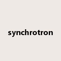 synchrotron是什么意思
