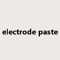 electrode paste是什么意思