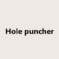 Hole puncher是什么意思