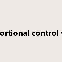 proportional control valve是什么意思