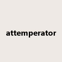 attemperator是什么意思