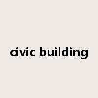civic building是什么意思