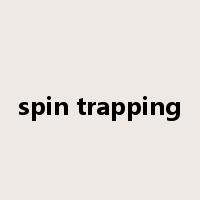 spin trapping是什么意思