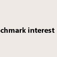benchmark interest rate是什么意思