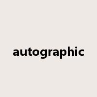autographic是什么意思