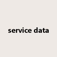service data是什么意思