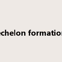 echelon formation是什么意思