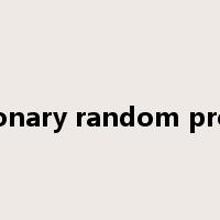 stationary random process是什么意思