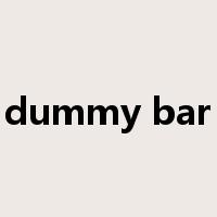dummy bar是什么意思