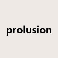 prolusion是什么意思