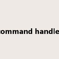 command handler是什么意思