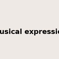musical expression是什么意思