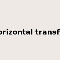 horizontal transfer是什么意思