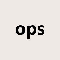 ops是什么意思