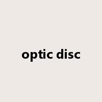 optic disc是什么意思