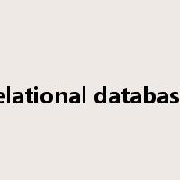 Relational databases是什么意思