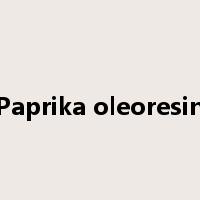 Paprika oleoresin是什么意思