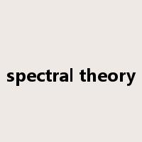 spectral theory是什么意思