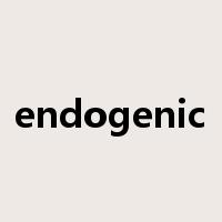 endogenic是什么意思