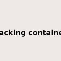packing container是什么意思