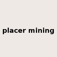 placer mining是什么意思
