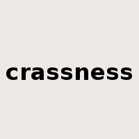 crassness是什么意思