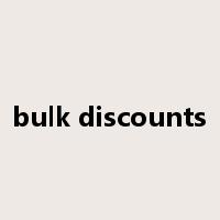 bulk discounts是什么意思