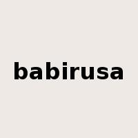 babirusa是什么意思