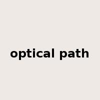 optical path是什么意思