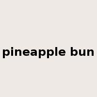 pineapple bun是什么意思
