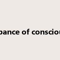disturbance of consciousness是什么意思