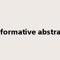 informative abstract是什么意思
