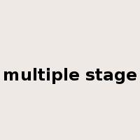 multiple stage是什么意思