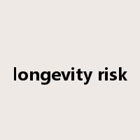 longevity risk是什么意思