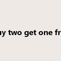 Buy two get one free是什么意思
