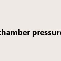 chamber pressure是什么意思