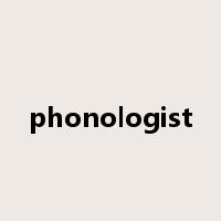 phonologist是什么意思