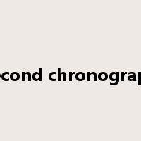 second chronograph是什么意思