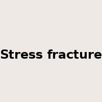 Stress fracture是什么意思