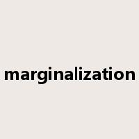 marginalization是什么意思