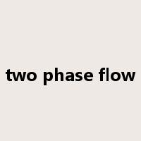 two phase flow是什么意思