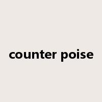 counter poise是什么意思