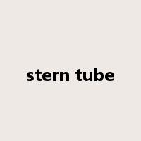 stern tube是什么意思