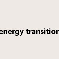 energy transition是什么意思