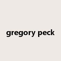 gregory peck是什么意思