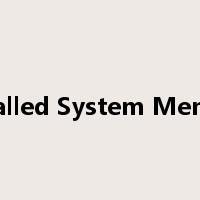 Installed System Memory是什么意思